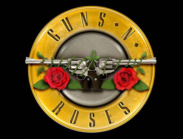 2020 Silver Eagle Colorized " Guns N' Roses " Limited to 20 