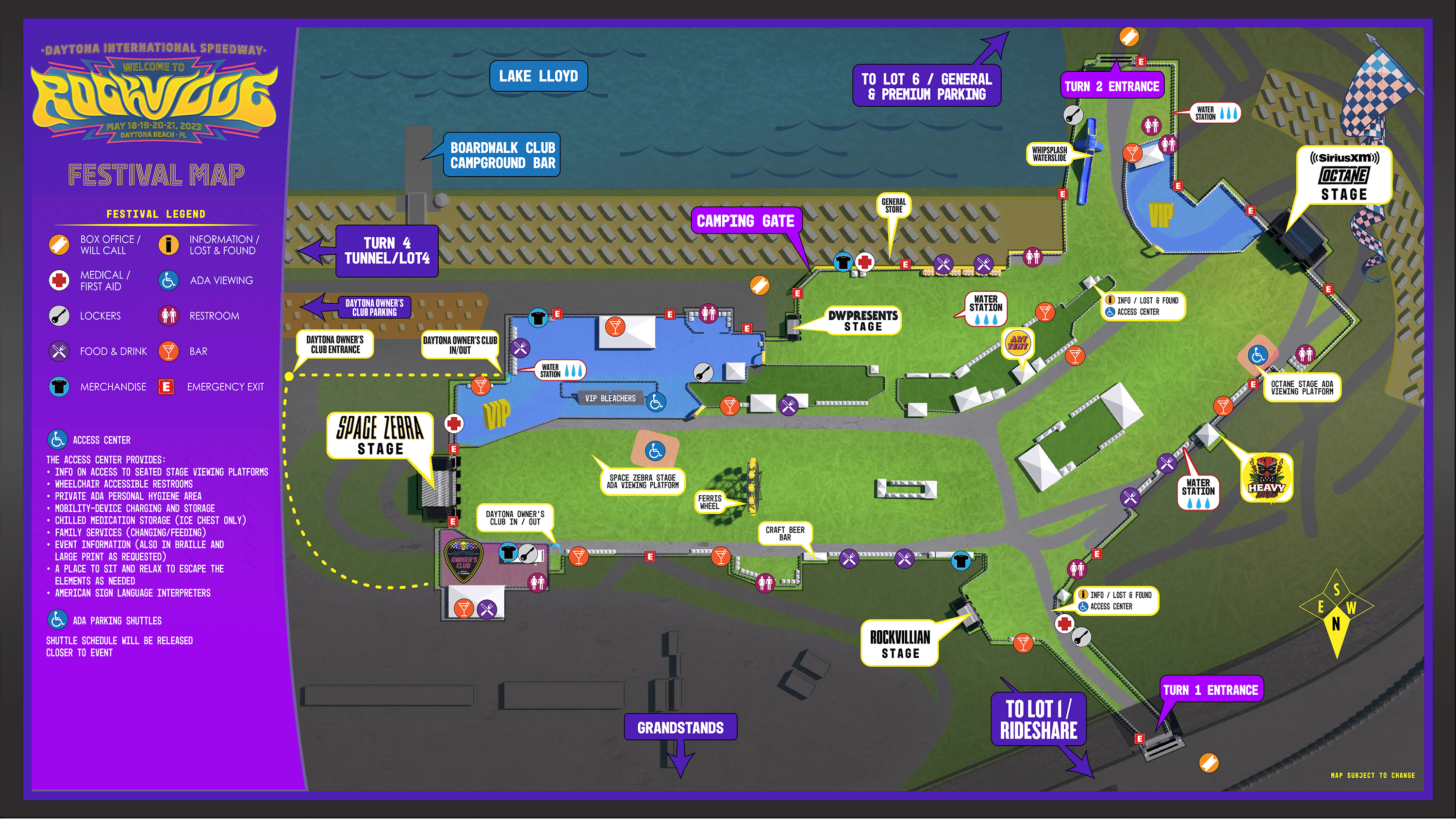 Festival Info – Welcome to Rockville 2023 | May 18-21 | Daytona International Speedway